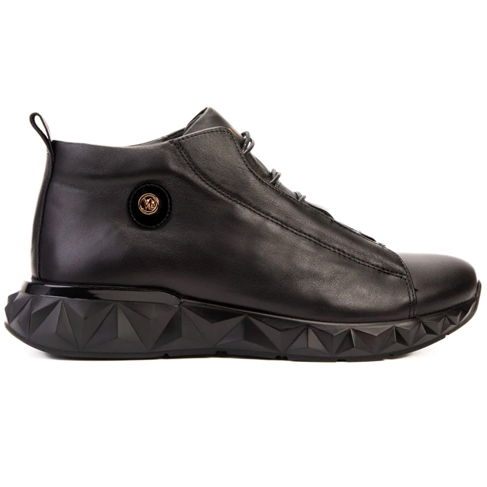 Vinci Leather The Vertex Leather Sneaker Black