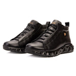 Vinci Leather The Vertex Leather Sneaker Black