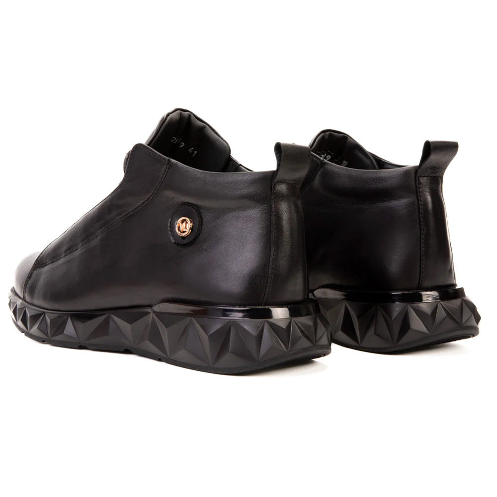 Vinci Leather The Vertex Leather Sneaker Black