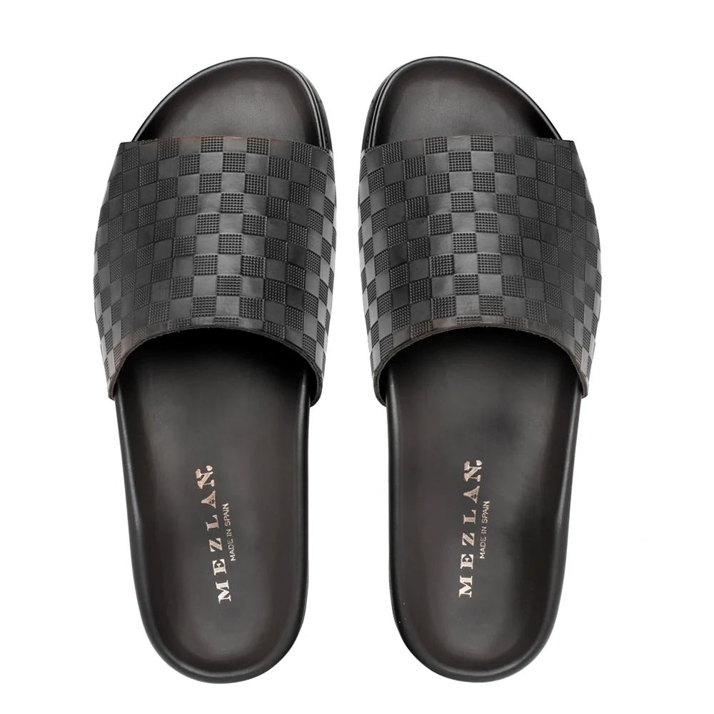 Mezlan Slide Sandals Black
