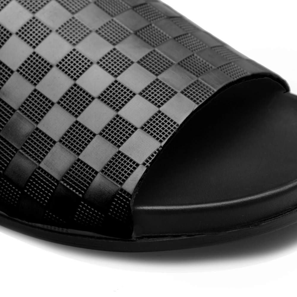 Mezlan Slide Sandals Black