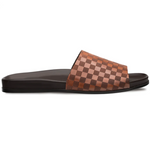Mezlan Slide Sandals Cognac