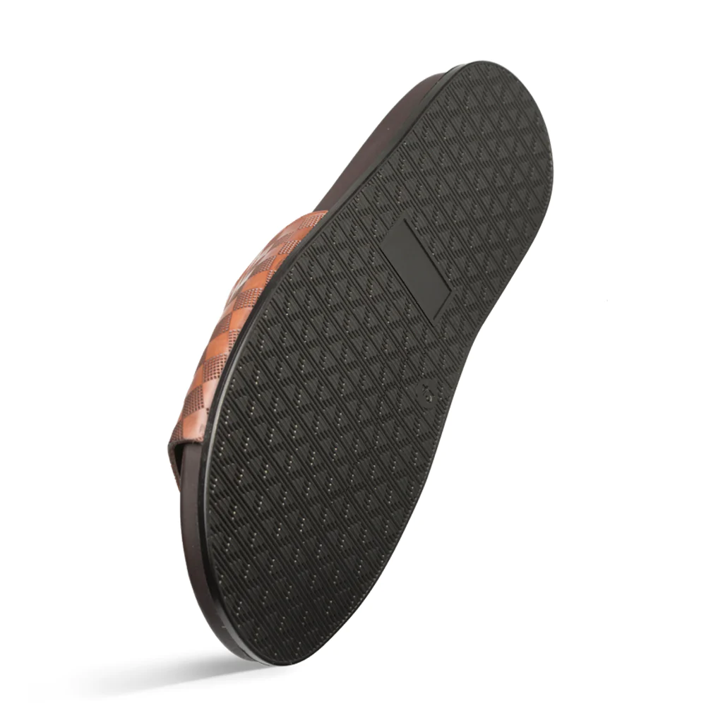 Mezlan Slide Sandals Cognac