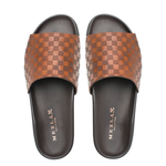 Mezlan Slide Sandals Cognac