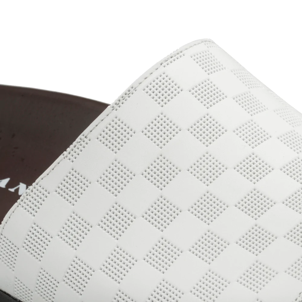 Mezlan Slide Sandals White 