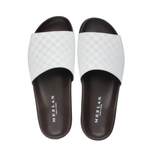 Mezlan Slide Sandals White 