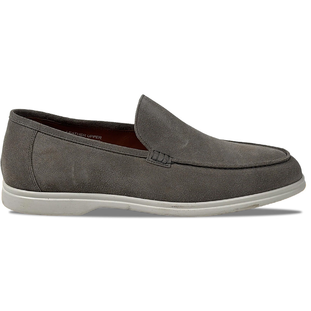 Calzoleria Toscana Sommo Venetian Suede Loafer Grey