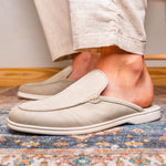 Zelli Soro Sueded Italian Goatskin Mule Grey (06-112-GRY)