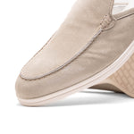 Zelli Soro Sueded Italian Goatskin Mule Grey (06-112-GRY)