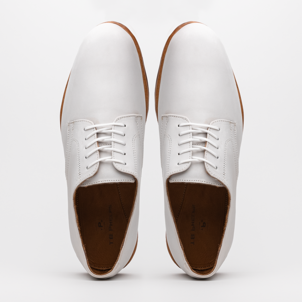 TB Phelps Spencer Nubuck Shoes White