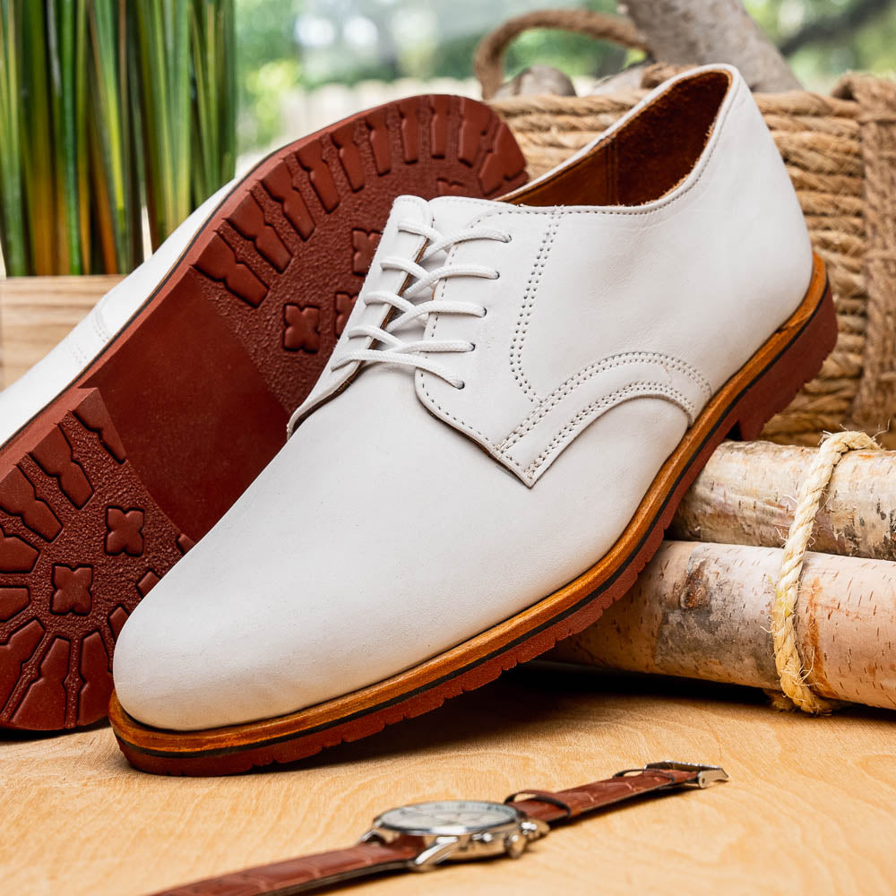 TB Phelps Spencer Nubuck Shoes White