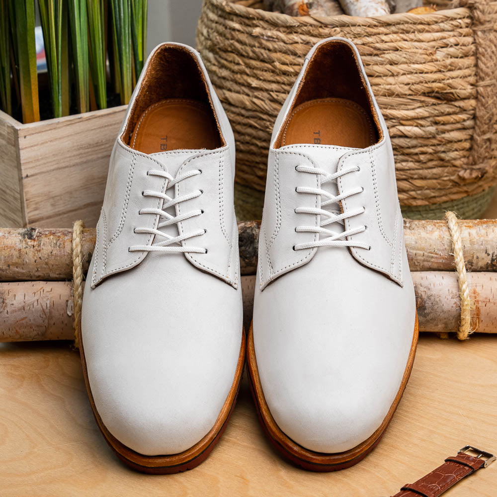 TB Phelps Spencer Nubuck Shoes White