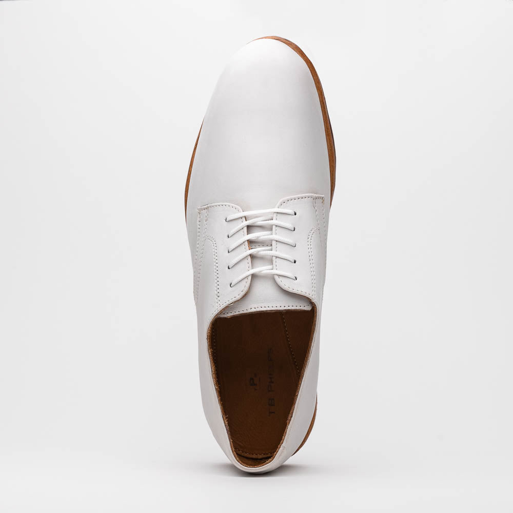 TB Phelps Nubuck Shoes White