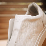 Zelli Spettacolare Pebble Grain Slip On Sneakers White (65-225-WHT)