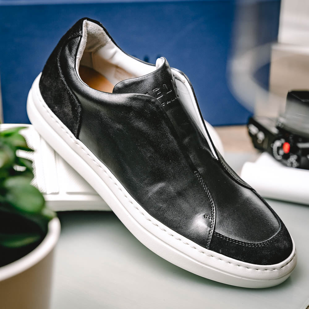 Zelli Spettacolare Slip On Sneakers Black (65-219-BLK)