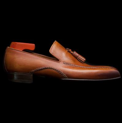 Stefano & Mario Limited Edition SM73 Hand Antiqued Tassel Loafers