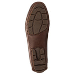 Stemar Amalfi Perforated Driving Loafers Navy / Brown