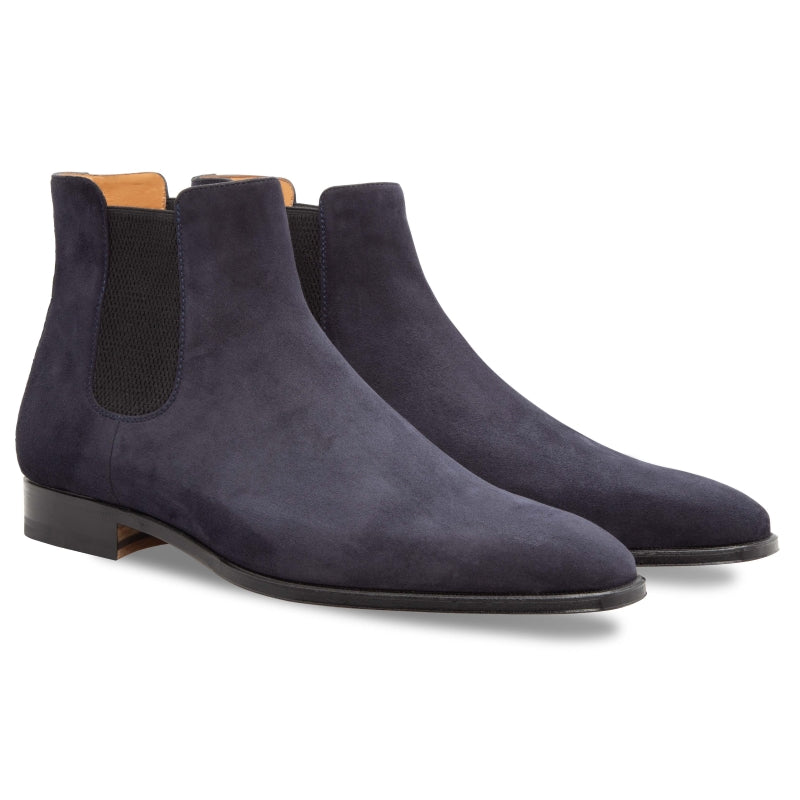 Stemar Ancona Suede Chelsea Boots Blue