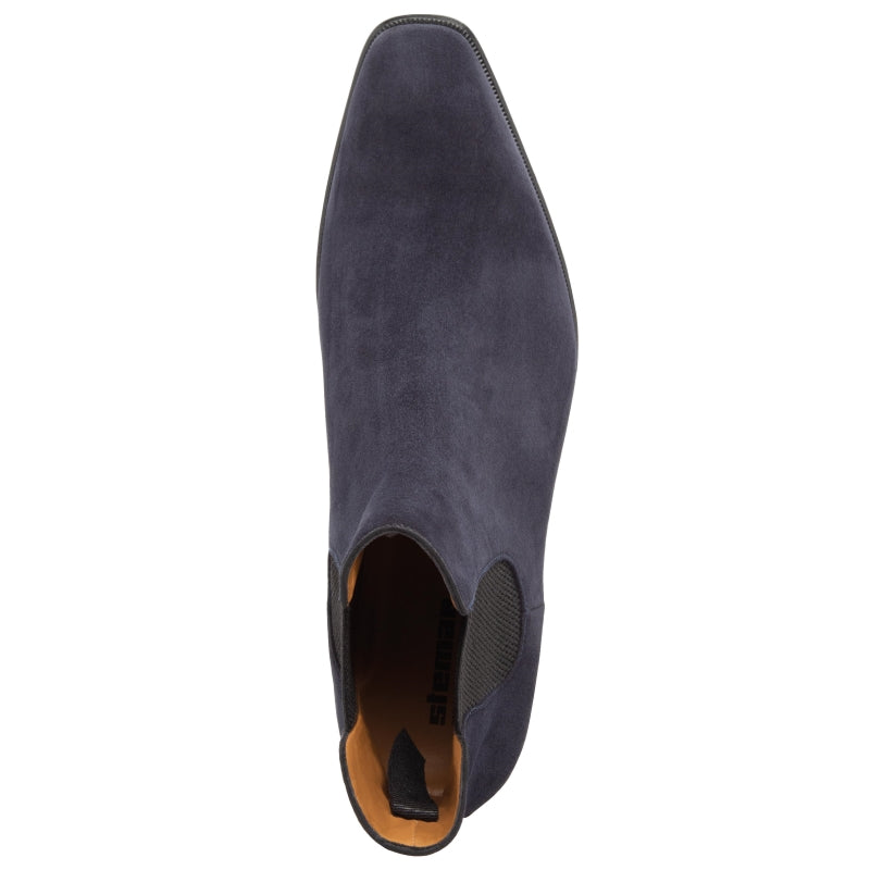 Stemar Ancona Suede Chelsea Boots Blue
