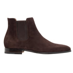Stemar Suede Chelsea Boots Dark Brown