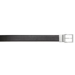 Stemar Aosta Grained Calfskin Belt Black