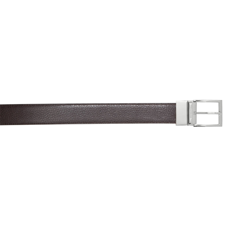 Stemar Aosta Grained Calfskin Belt Brown