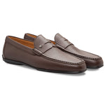 Stemar Calfskin Loafers Brown