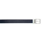 Stemar Bolzano Calfskin Reversible Belt (Blue & Burgundy)