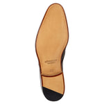 Stemar Cuneo Deerskin & Calfskin Cap Toe Shoes Brown