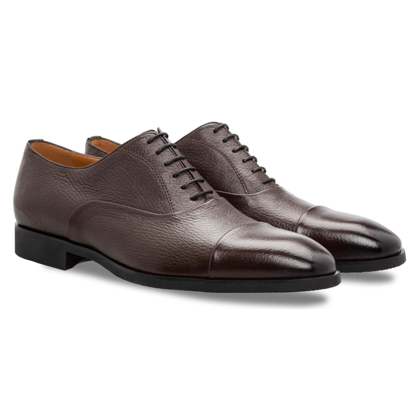 Stemar Ferrara Deerskin Oxfords Brown WIDE