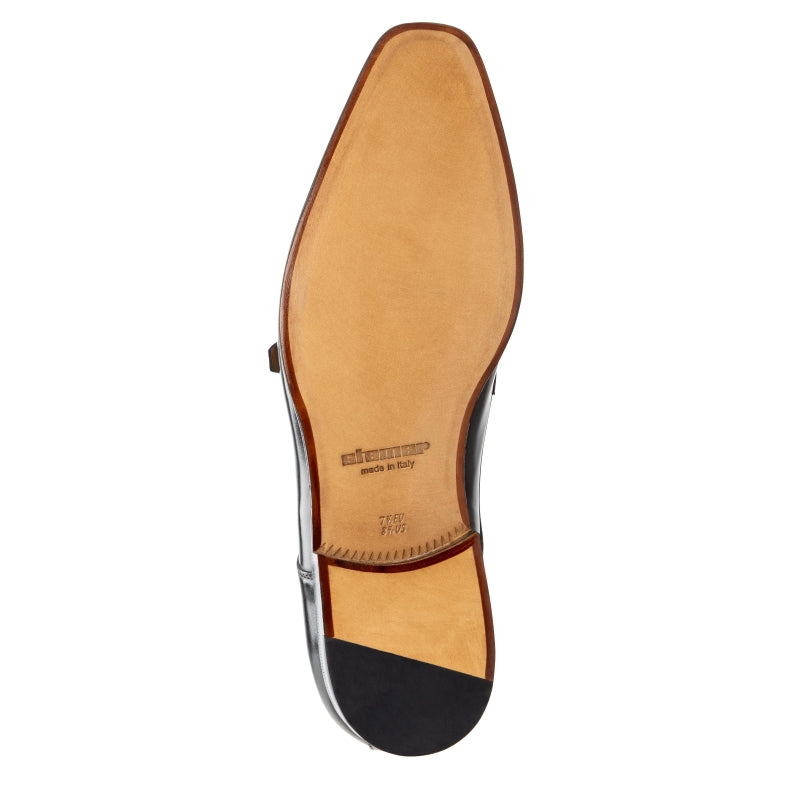 Stemar Genova Double Monk Strap Black