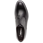Stemar Lecco Plain Toe Derby Shoes Black