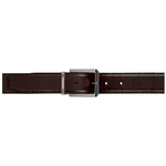 Stemar Milano Calfskin Belt Dark Brown