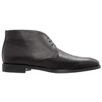 Stemar Ravenna Deerskin Chukka Boots Black WIDE