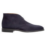 Stemar Ravenna Suede Chukka Boots Navy WIDE