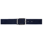 Stemar Roma Suede Belt Blue