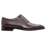 Stemar Trento Deerskin & Calf Wingtip Oxfords Burgundy WIDE