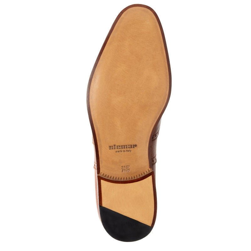 Stemar Trento Deerskin & Calf Wingtip Oxfords Tan WIDE