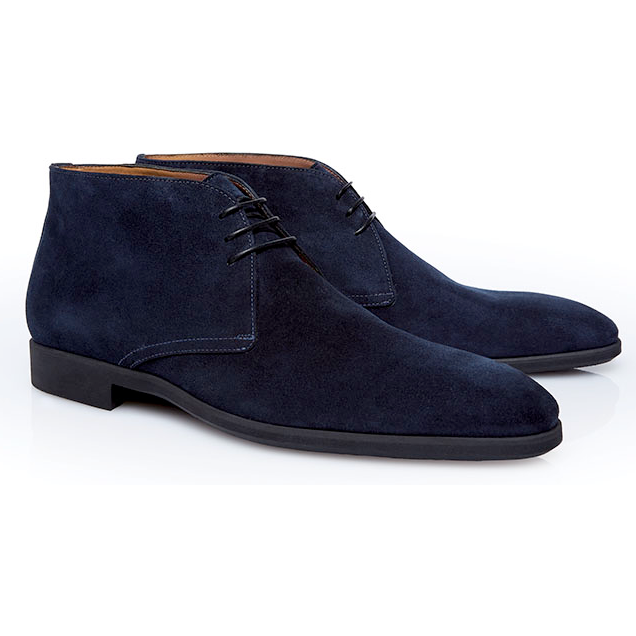 Stemar Trieste Suede Chukka Boots Navy
