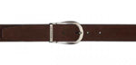 Stemar Bergamo Suede Belt Dark Brown