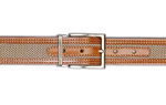 Stemar Capri 2 Perforated Nubuck Driving Shoes Taupe/Rust