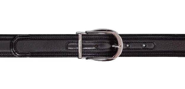 Stemar Novara Deerskin Belt Black
