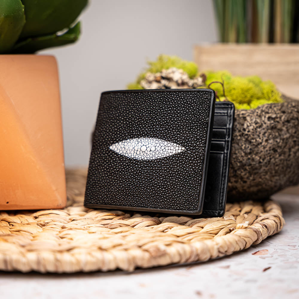 Marco Di Milano Stingray Bi-Fold Wallet Black / White