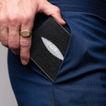 Marco Di Milano Stingray Bi-Fold Wallet Black / White