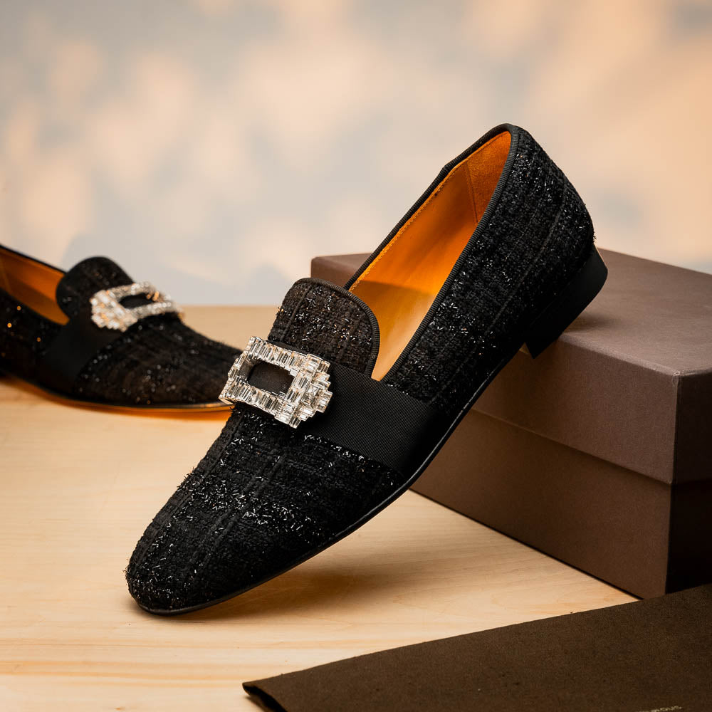 Superglamourous Coruna Alana Slippers Black