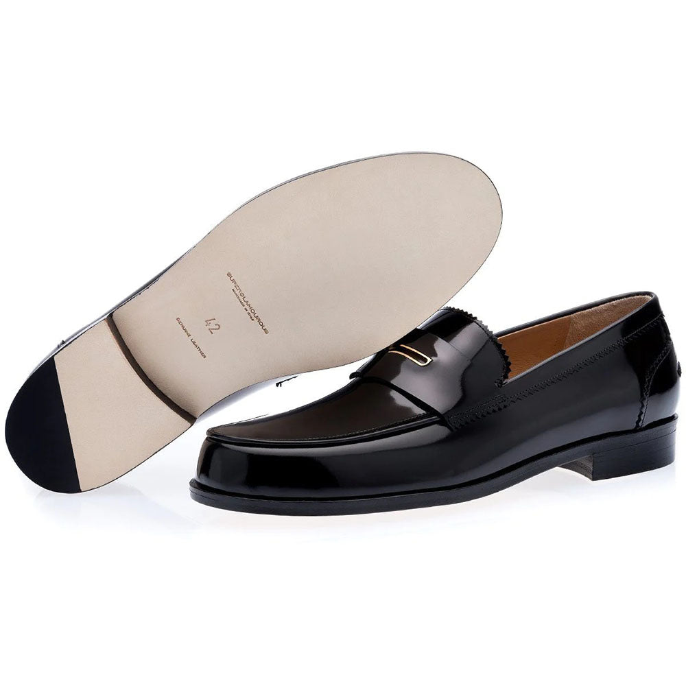Superglamourous Balmoral Brushed Loafers Black