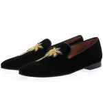 Superglamorous Bonito Velour Slippers Black