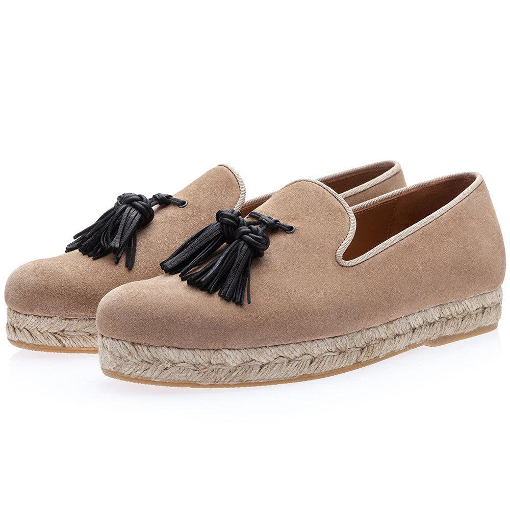 Superglamorous Brent Softy Rope Espadrilles Beige
