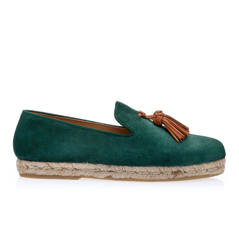 Superglamourous Brent Softy Rope Espadrilles Green