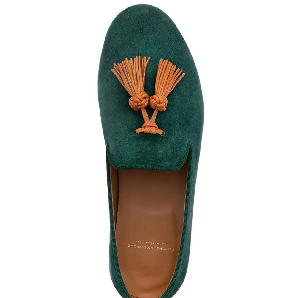 Superglamourous Brent Softy Rope Espadrilles Green
